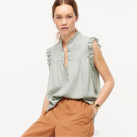 J. Crew Tops - J.Crew Garden Top in Soft Gauze